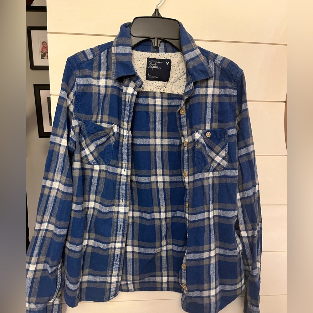American Eagle Flannel.  Size 8